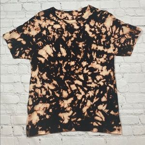 Black Reverse Tie Dye T Shirt